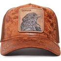 casquette-trucker-marron-corbeau-danger-crow-the-farm-goorin-bros