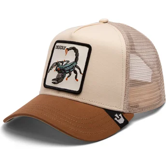 Casquette trucker beige et marron Deadly The Deadliest...