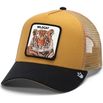 Casquette trucker marron et noire tigre The Wildcat Tiger Big Cats The Farm Goorin Bros.