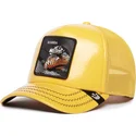 casquette-trucker-jaune-serpent-mamba-mentality-puff-patent-the-farm-goorin-bros