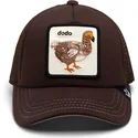 casquette-trucker-marron-pour-enfant-way-of-the-dodo-extinct-the-farm-goorin-bros