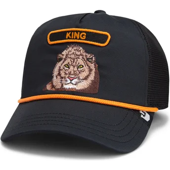 Casquette trucker noire King GB2 Lion The Rocker The Farm...