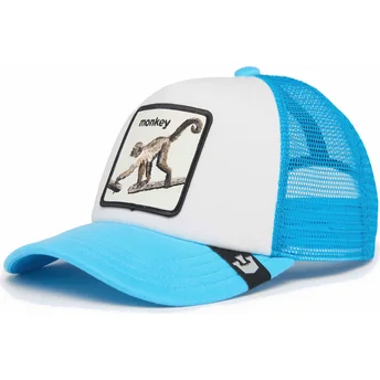 Casquette trucker bleue pour enfant singe Monkey Mo...