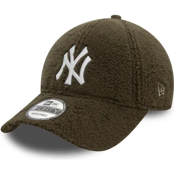 Casquette courbée verte ajustable 9FORTY Borg New York Yankees MLB New Era