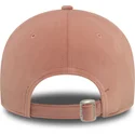 casquette-courbee-rose-ajustable-pour-femme-9forty-velour-diamante-new-york-yankees-mlb-new-era