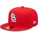 casquette-plate-rouge-ajustee-59fifty-ac-perf-st-louis-cardinals-mlb-new-era