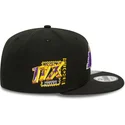 casquette-plate-noire-snapback-9fifty-repreve-los-angeles-lakers-nba-new-era