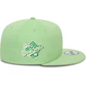 casquette-plate-verte-claire-snapback-9fifty-world-series-patch-oakland-athletics-mlb-new-era