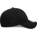 casquette-courbee-noire-ajustee-avec-logo-noir-39thirty-monochrome-los-angeles-dodgers-mlb-new-era