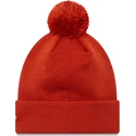 bonnet-orange-avec-pompom-seasonal-cuff-vespa-piaggio-new-era