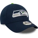 casquette-courbee-bleue-marine-ajustable-pour-enfant-9forty-the-league-seattle-seahawks-nfl-new-era