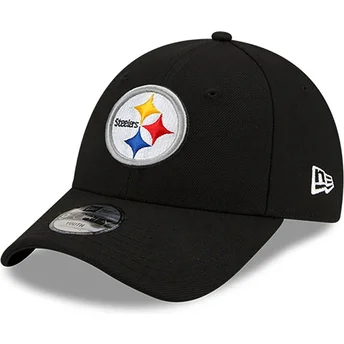 Casquette courbée noire ajustable pour enfant 9FORTY The League Pittsburgh Steelers NFL New Era