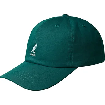 Gorra curva verde ajustable Washed Baseball Pine de Kangol