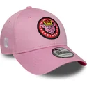 casquette-courbee-rose-ajustable-9forty-core-porcinos-fc-kings-league-new-era