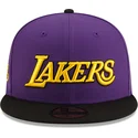 casquette-plate-violette-et-noire-ajustee-59fifty-statement-los-angeles-lakers-nba-new-era