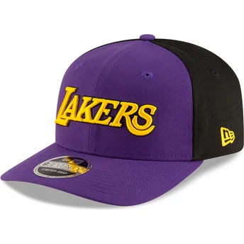 Casquette courbée violette et noire snapback 9SEVENTY Statement Stretch Snap Los Angeles Lakers NBA New Era