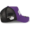 casquette-trucker-violette-et-noire-a-frame-classic-sacramento-kings-nba-new-era