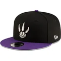 casquette-plate-noire-et-violette-snapback-9fifty-classic-toronto-raptors-nba-new-era