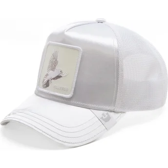 Casquette trucker blanche pigeon Blessed Hashtag The Farm...