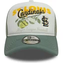 casquette-trucker-verte-9forty-a-frame-fruit-graphic-st-louis-cardinals-mlb-new-era