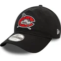 casquette-courbee-noire-ajustable-9twenty-carolina-mudcats-milb-new-era