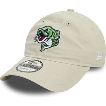 Casquette courbée beige ajustable 9TWENTY Gwinnett Stripers MiLB New Era