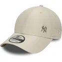 casquette-courbee-beige-ajustable-9forty-flawless-new-york-yankees-mlb-new-era