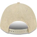 casquette-courbee-beige-snapback-9forty-m-crown-a-frame-cotton-weave-los-angeles-dodgers-mlb-new-era