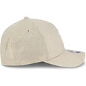 casquette-courbee-beige-snapback-9forty-m-crown-a-frame-cotton-weave-new-york-yankees-mlb-new-era