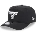 casquette-courbee-noire-ajustable-golfer-everyday-nylon-chicago-bulls-nba-new-era