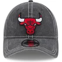 casquette-courbee-grise-ajustable-9twenty-washed-contrast-chicago-bulls-nba-new-era