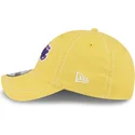 casquette-courbee-jaune-ajustable-9twenty-washed-contrast-los-angeles-lakers-nba-new-era