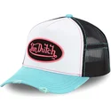 casquette-trucker-blanche-noire-et-bleue-pour-enfant-kidsum-pnk-von-dutch