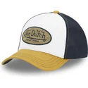 casquette-trucker-blanche-noire-et-jaune-terry04-von-dutch