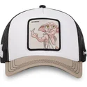 casquette-trucker-blanche-noire-et-beige-dobby-dob1-harry-potter-capslab