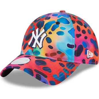 Casquette courbée multicolore ajustable pour femme 9TWENTY Spots Spring Training Fan Pack 2025 New York Yankees MLB New Era