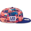 casquette-plate-multicolore-snapback-9fifty-printed-spring-training-fan-pack-2025-los-angeles-dodgers-mlb-new-era