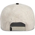 casquette-courbee-beige-et-noire-snapback-scorpion-deadly-lethal-linen-rugged-comfort-the-farm-goorin-bros