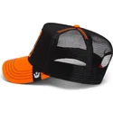 casquette-trucker-noire-et-orange-oiseau-the-diehard-bird-fab-farm-goorin-bros