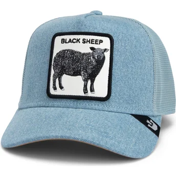 Casquette trucker bleue mouton The Black Sheep Global Core Denim The Farm Goorin Bros.