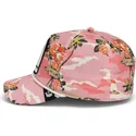 casquette-courbee-rose-snapback-flamant-flotteur-floater-randy-souse-git-salty-rim-the-farm-goorin-bros