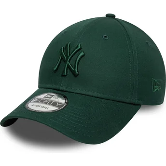 Casquette courbée verte ajustable avec logo vert 9FORTY Colour Pack New York Yankees MLB New Era