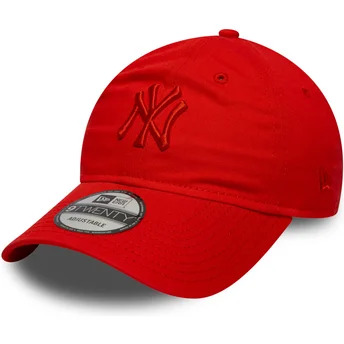 Casquette courbée rouge ajustable avec logo rouge 9TWENTY Colour Pack New York Yankees MLB New Era