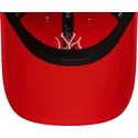 casquette-courbee-rouge-ajustable-avec-logo-rouge-9twenty-colour-pack-new-york-yankees-mlb-new-era