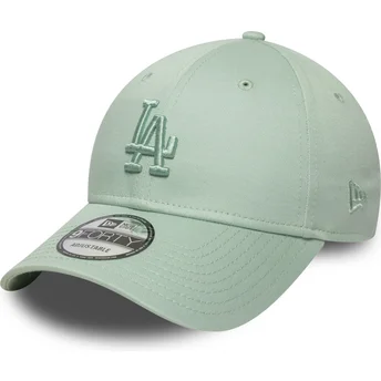 Casquette courbée verte claire ajustable avec logo vert 9FORTY Colour Pack Los Angeles Dodgers MLB New Era