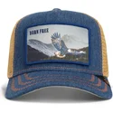 casquette-trucker-bleue-marine-aigle-born-free-wild-heart-the-farm-goorin-bros