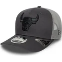 casquette-trucker-grise-9seventy-stretch-snap-chicago-bulls-nba-new-era