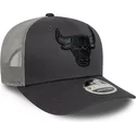 casquette-trucker-grise-9seventy-stretch-snap-chicago-bulls-nba-new-era