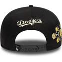 casquette-plate-noire-snapback-9fifty-floral-los-angeles-dodgers-mlb-new-era