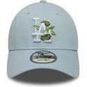 casquette-courbee-bleue-ajustable-9forty-floral-icon-los-angeles-dodgers-mlb-new-era